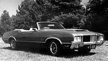 1971 Oldsmobile 442. Last of the 455 cid-powered convertibles.